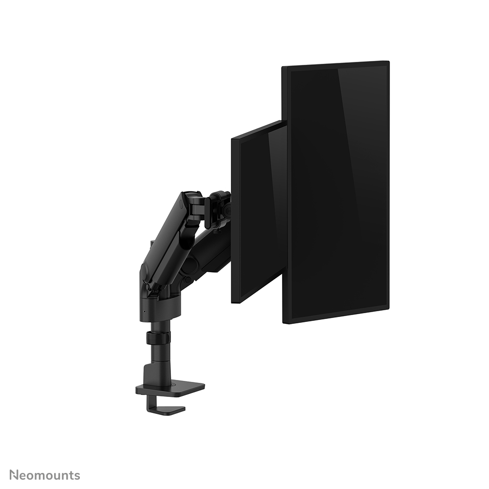 Neomounts DS65S-950BL2 Brazo de monitor 24-34" - resorte de gas - Topfix - multi ajustable - Tope-a-180°